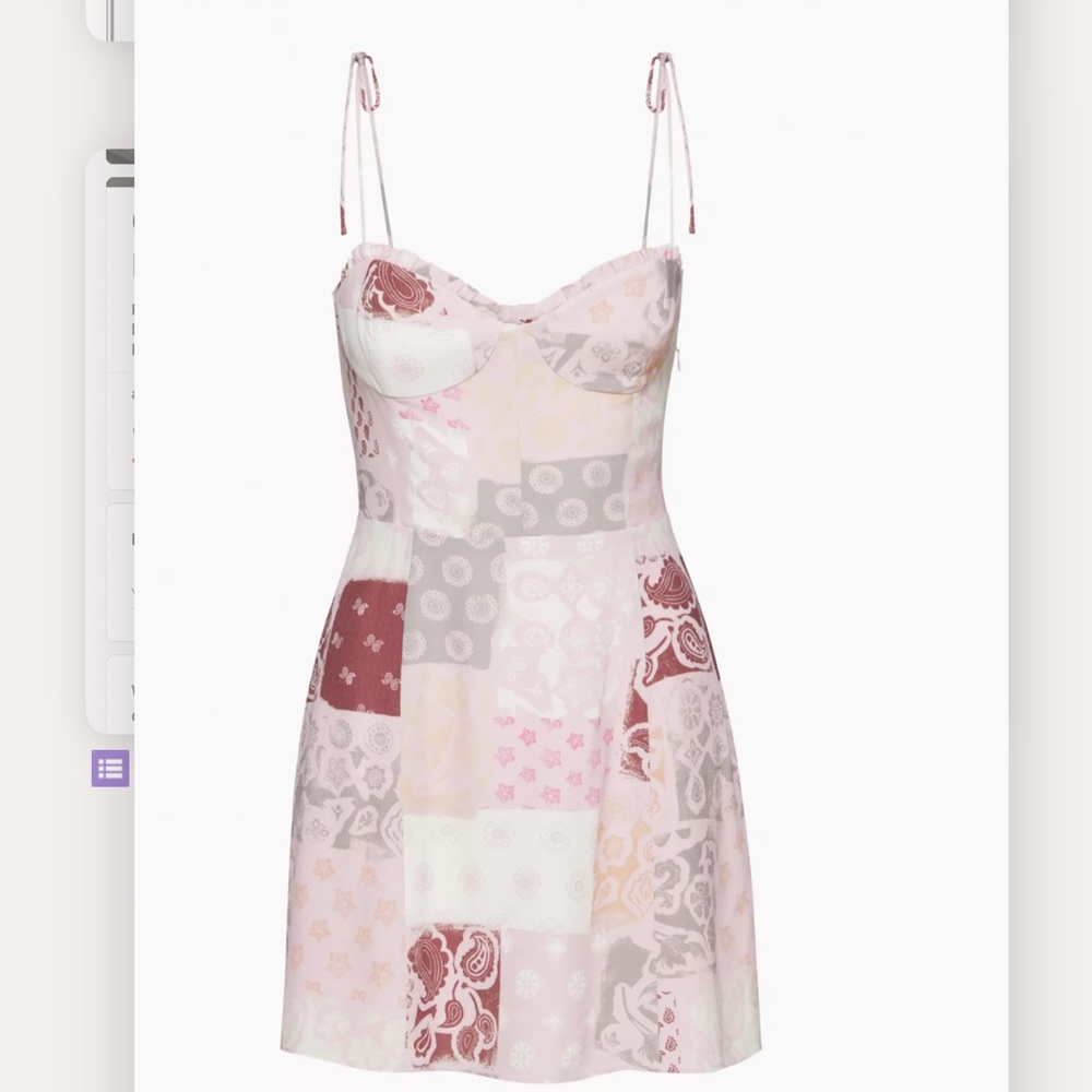 NWT Aritzia Wilfred Fable Dress (Bandana Print)